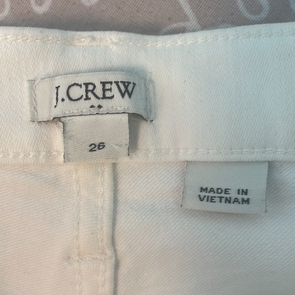 J Crew white high rise skinny jeans white size 26 - Picture 7 of 11